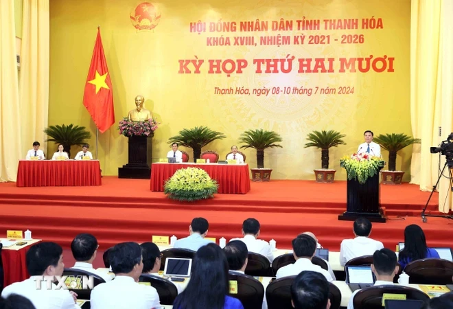 Quang cảnh kỳ họp. (Ảnh: An Đăng/TTXVN)