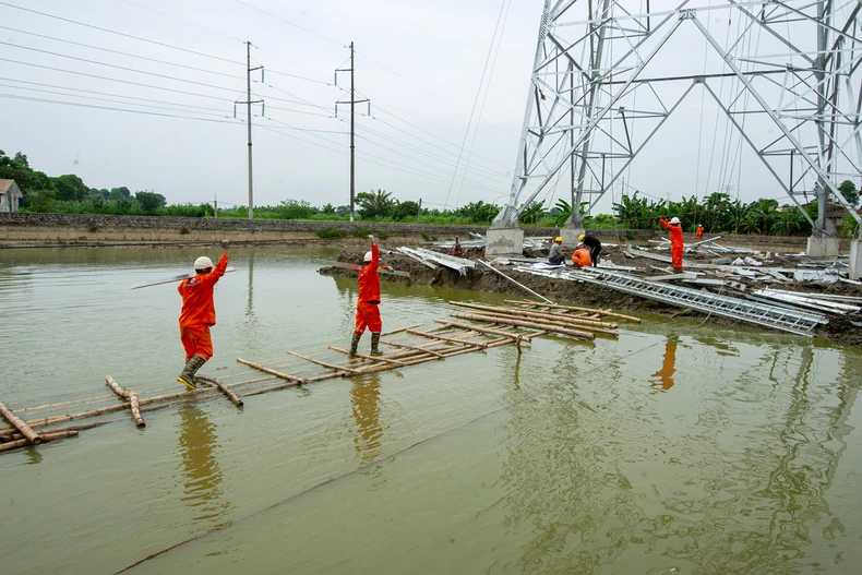 Thi công Đường dây 500kV mạch 3 với tinh thần 