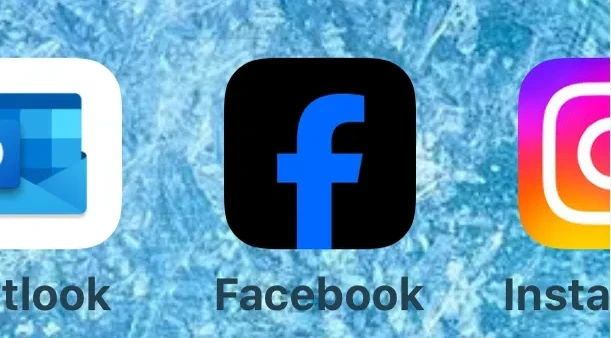 Logo mới của Facebook. (Ảnh chụp màn hình.)