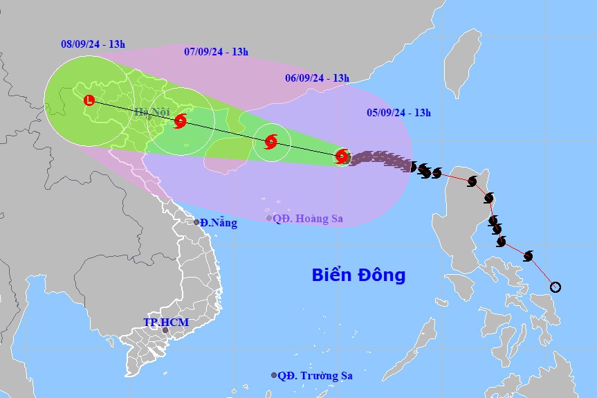 Super typhoon No. 3 Yagi 'rags' in the East Sea, circulation covers the entire North