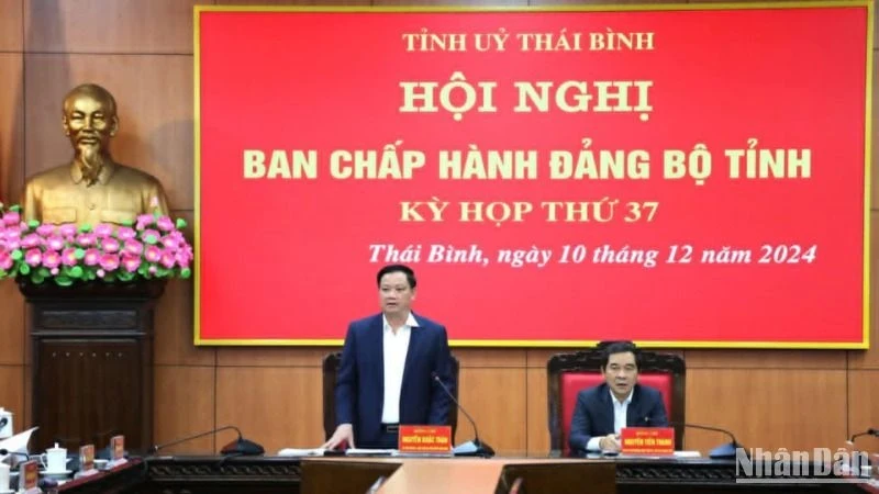 Tỉnh Thái Bình yêu cầu các cơ quan, đơn vị không thuộc diện sáp nhập cũng phải chủ động tinh giảm bộ máy bên trong tối thiểu từ 20% trở lên.