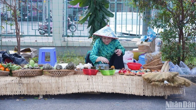 Ban tổ chức tái hiện một gian hàng ẩm thực đường phố tại chương trình