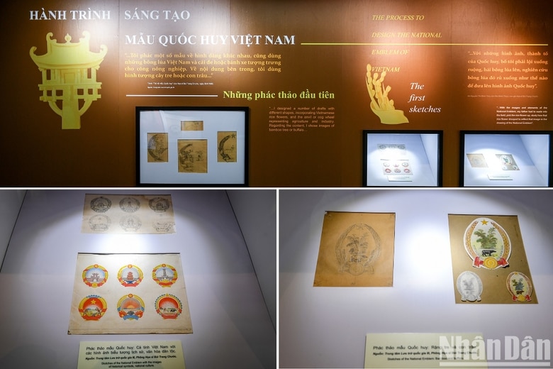 Chiêm ngưỡng cận cảnh các bản phác thảo mẫu Quốc huy Việt Nam ảnh 11
