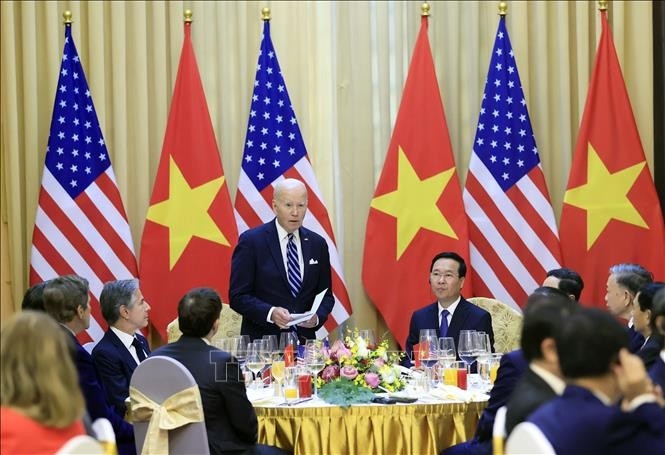 Tổng thống Hoa Kỳ Joe Biden phát biểu. ảnh 2