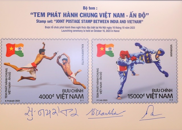 Tem phát hành chung Việt Nam - Ấn Độ ảnh 2