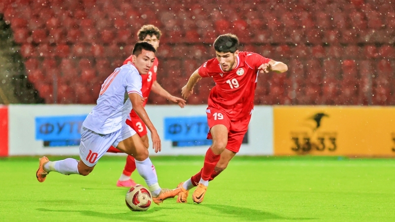 U23 Việt Nam bất bại ở 2 trận đấu với U23 Tajikistan.