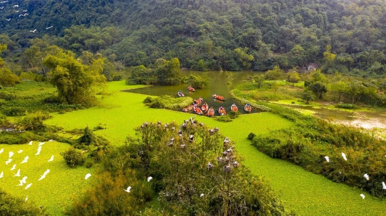 Khu du lịch sinh thái Thung Nham là điểm du lịch bền vững tại Ninh Bình.