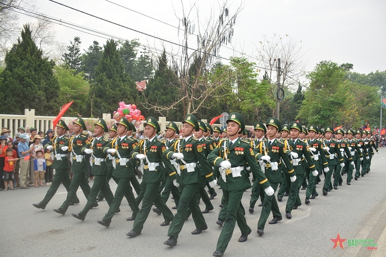 Khối sĩ quan Biên phòng.