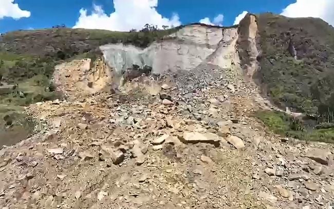 Địa điểm xảy ra vụ lở đất ở làng Yambali thuộc vùng Maip Mulitaka, tỉnh Enga, Papua New Guinea.