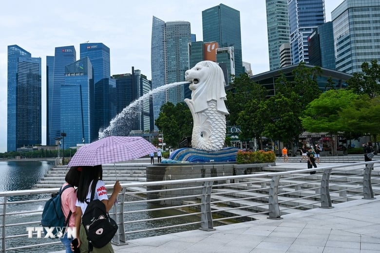 Vịnh Marina ở Singapore.