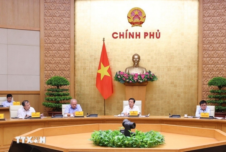 Phó Thủ tướng Trần Hồng Hà chủ trì cuộc họp.