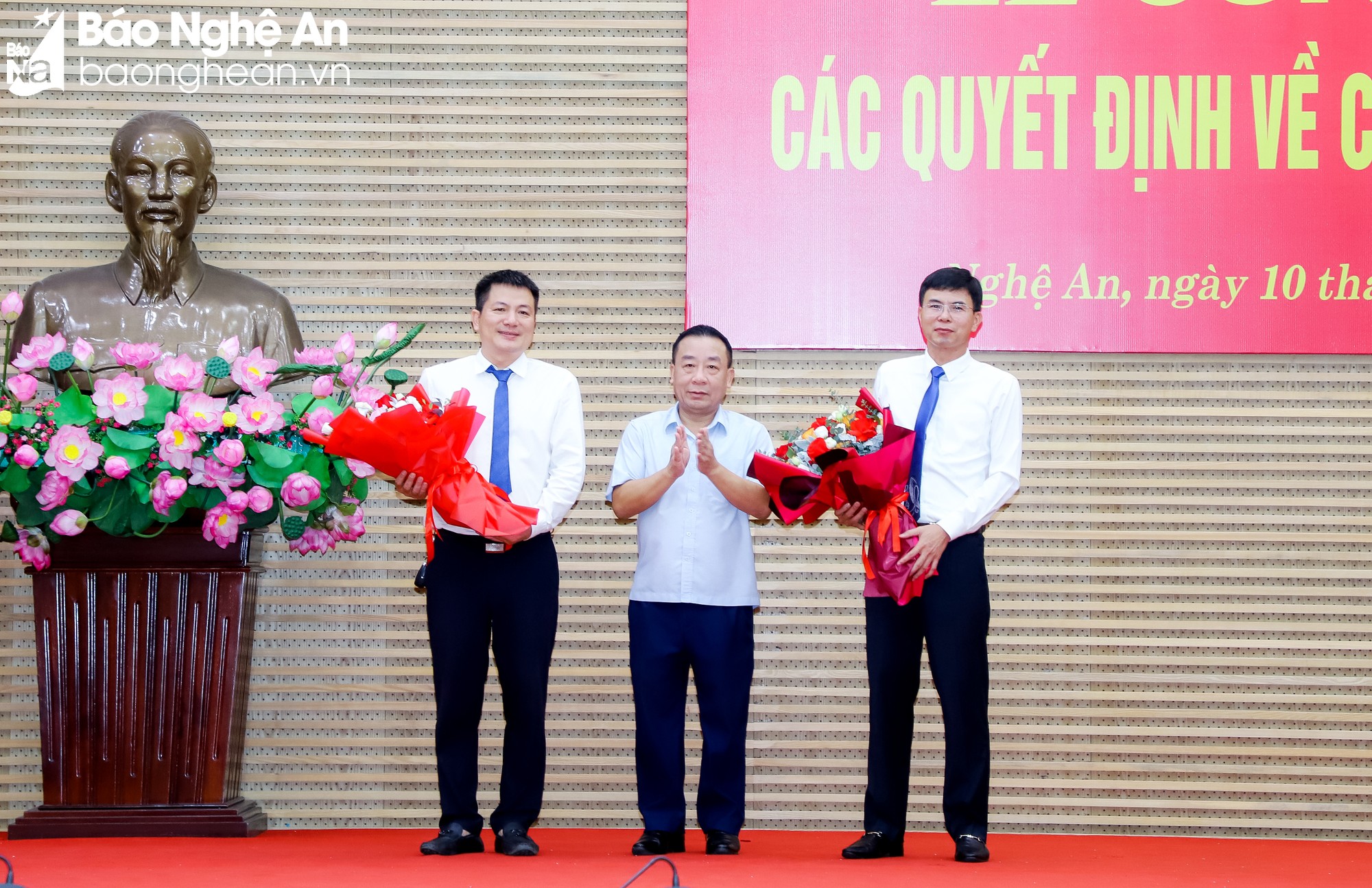 Công bố quyết định bổ nhiệm 2 Phó Giám đốc Sở Kế hoạch và Đầu tư, Sở Nông nghiệp và Phát triển nông thôn Nghệ An  ảnh 4