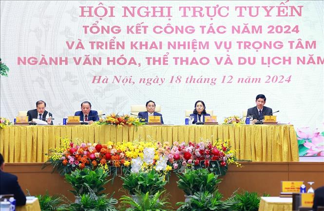 Thủ tướng Phạm Minh Chính chủ trì hội nghị. 