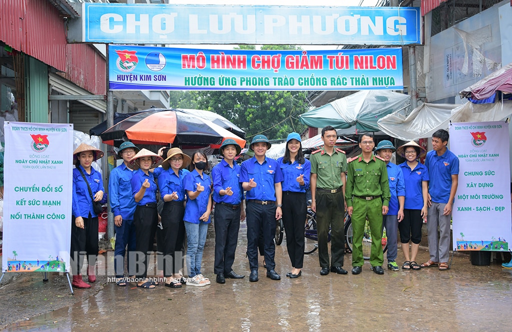 Kim Sơn tổ chức chuỗi hoạt động hướng ứng Ngày thứ bảy xanh ngày chủ nhật sạch