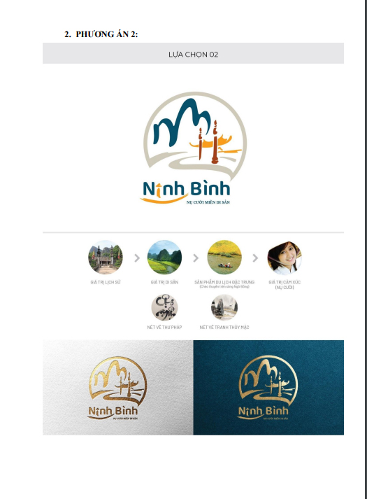 Xin ý kiến các cơ quan đơn vị chuyên gia nhân dân và khách du lịch về logo slogan du lịch Ninh Bình