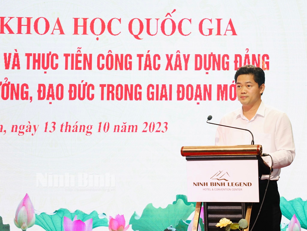 Nhiều ý kiến tâm huyết trách nhiệm tại Hội thảo khoa học Quốc gia Những vấn đề lý luận và thực tiễn công tác xây dựng Đảng về chính trị tư tưởng đạo đức trong giai đoạn mới