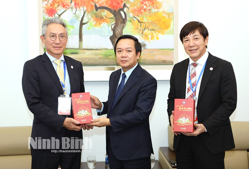 Der Vorsitzende des Volkskomitees der Provinz arbeitete mit der Handelsförderungsorganisation der Japan Business Association zusammen.