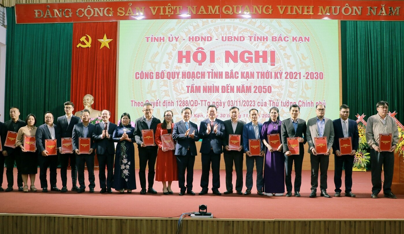 Công bố Quy hoạch tỉnh Bắc Kạn thời kỳ 2021 2030 tầm nhìn đến năm 2050