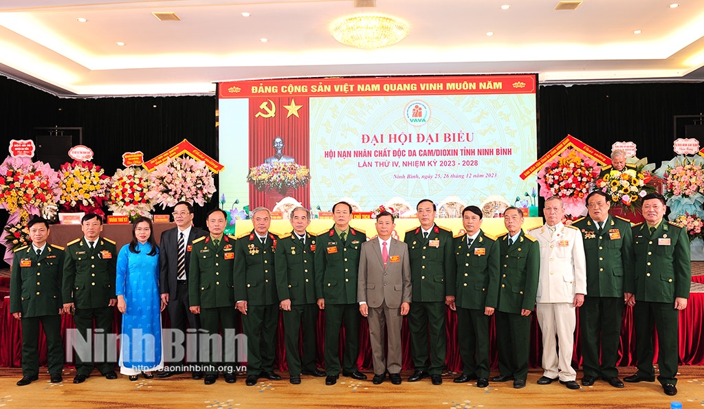 Der 4. Delegiertenkongress der Vereinigung der Opfer von Agent Orange/Dioxin in der Provinz Ninh Binh