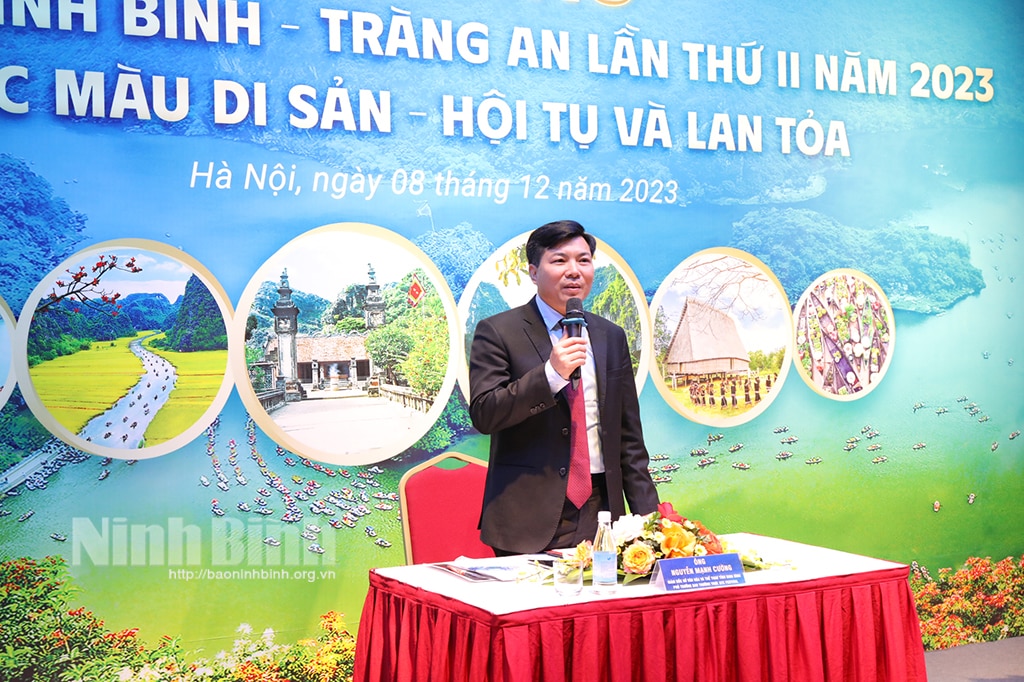 Họp báo Festival Ninh Bình Tràng An lần thứ II năm 2023