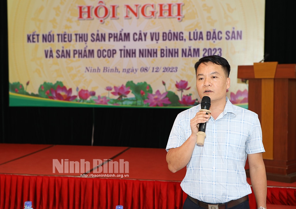 Verbindung des Konsums von landwirtschaftlichen Produkten und OCOP-Produkten in der Provinz Ninh Binh