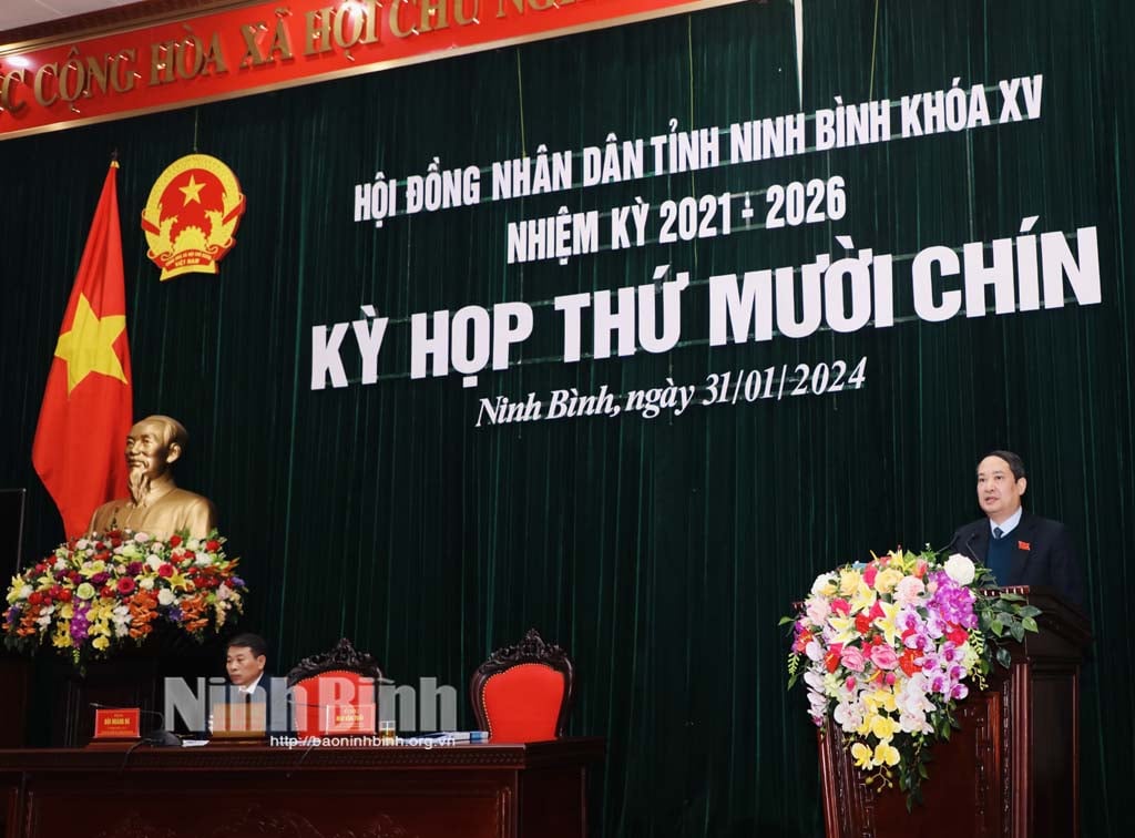 Khai mạc kỳ họp thứ 19 HĐND tỉnh khóa XV