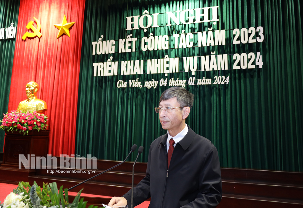 Huyện ủy Gia Viễn triển khai nhiệm vụ năm 2024