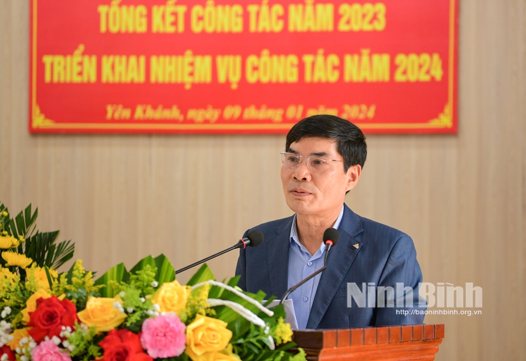 Huyện ủy Yên Khánh tổng kết công tác năm 2023