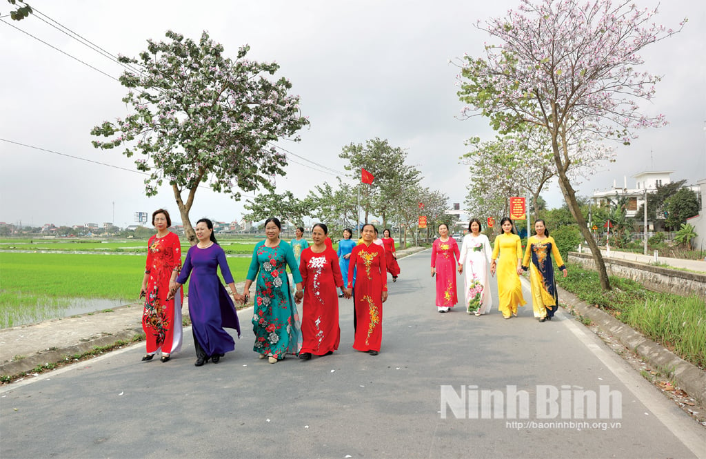 Ninh Binh mit der Aufgabe, neue ländliche Gebiete zu bauen, um das Modell zu verbessern