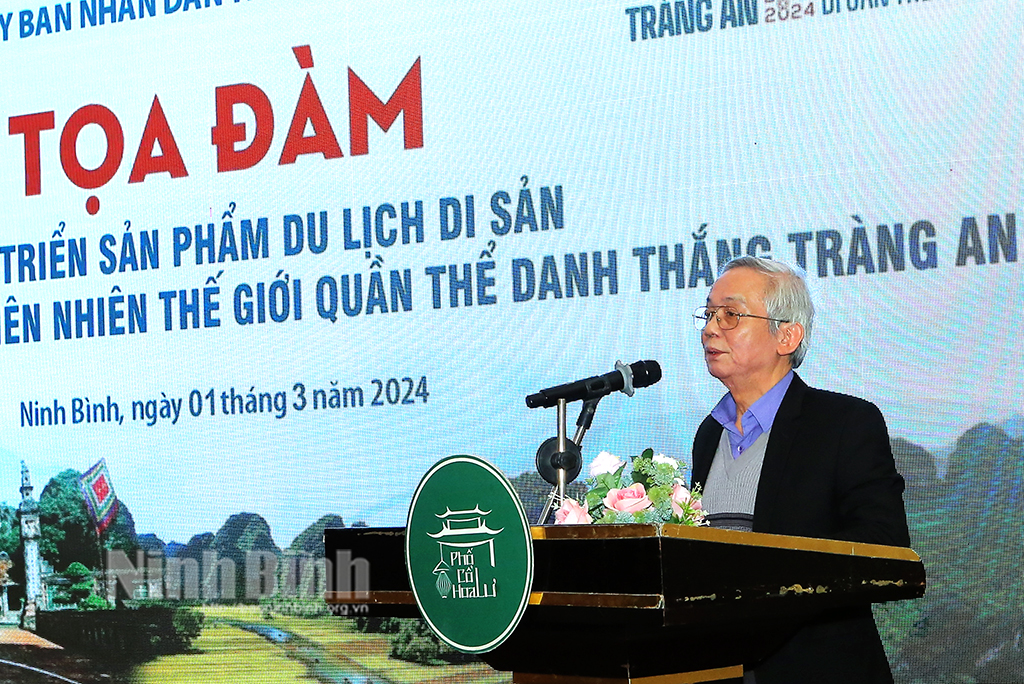 Phiên thảo luận Tọa đàm về phát triển sản phẩm du lịch di sản tại Di sản Văn hóa và Thiên nhiên thế giới Quần thể danh thắng Tràng An