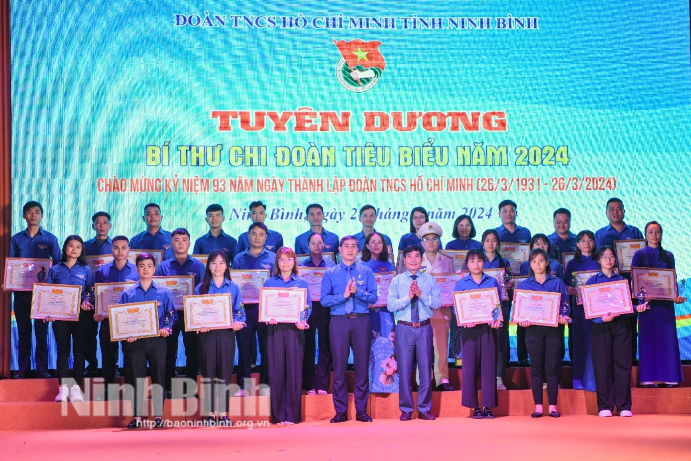 Tuyên dương 93 Bí thư chi đoàn tiêu biểu năm 2024