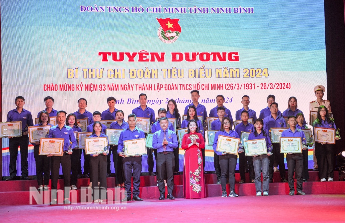 Tuyên dương 93 Bí thư chi đoàn tiêu biểu năm 2024