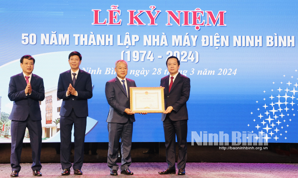 Lễ kỷ niệm 50 năm thành lập Công ty cổ phần Nhiệt điện Ninh Bình