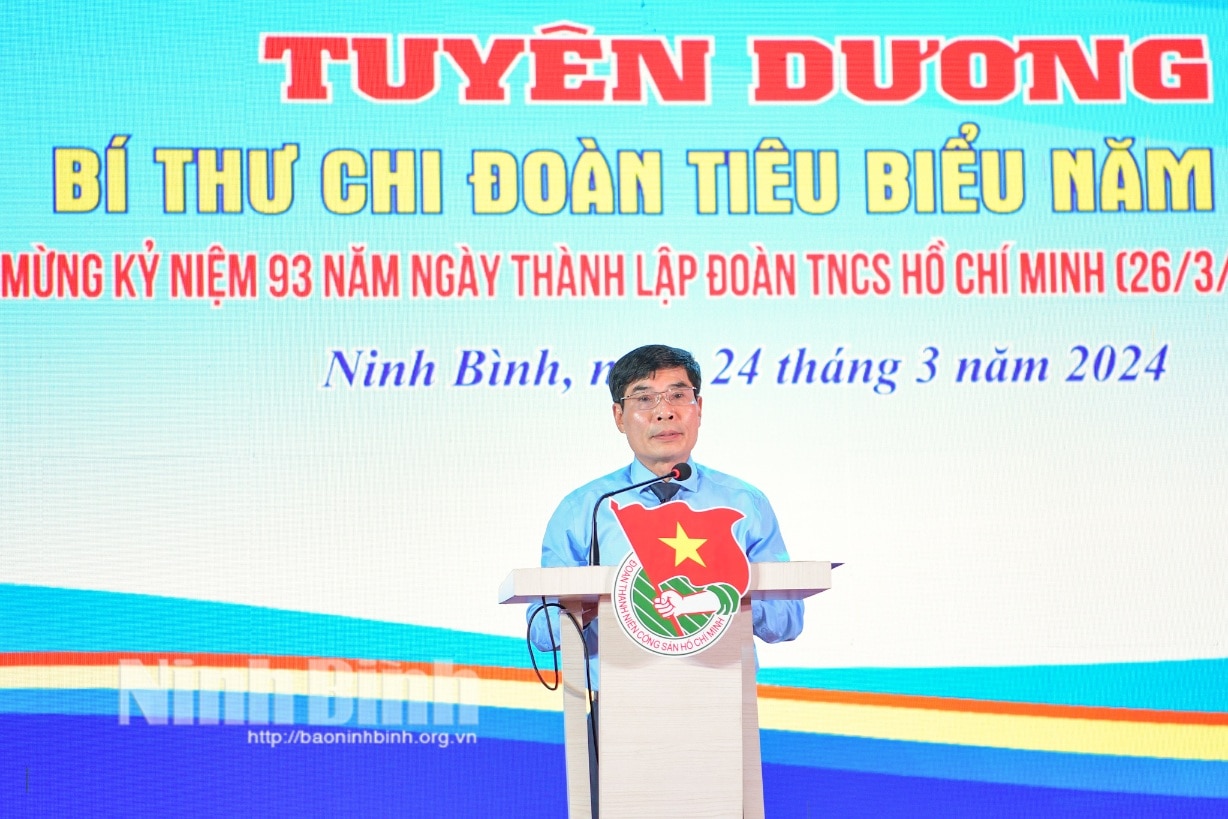 Tuyên dương 93 Bí thư chi đoàn tiêu biểu năm 2024