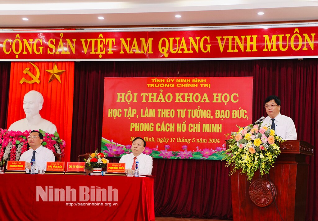 Hội thảo khoa học Học tập làm theo tư tưởng đạo đức phong cách Hồ Chí Minh