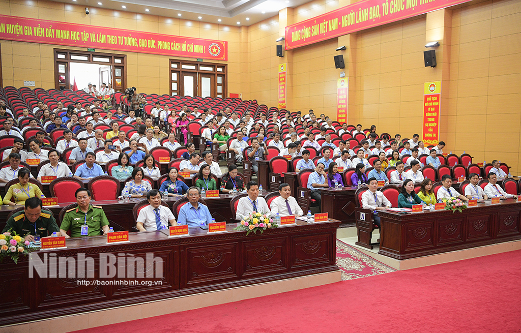 Đại hội đại biểu MTTQ huyện Gia Viễn lần thứ XXII nhiệm kỳ 2024 2029