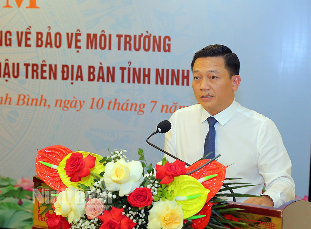 Tọa đàm về Thực hiện Nghị quyết Đại hội XIII của Đảng về bảo vệ môi trường và nâng cao năng lực ứng phó với biến đổi khí hậu trên địa bàn tỉnh Ninh Bình