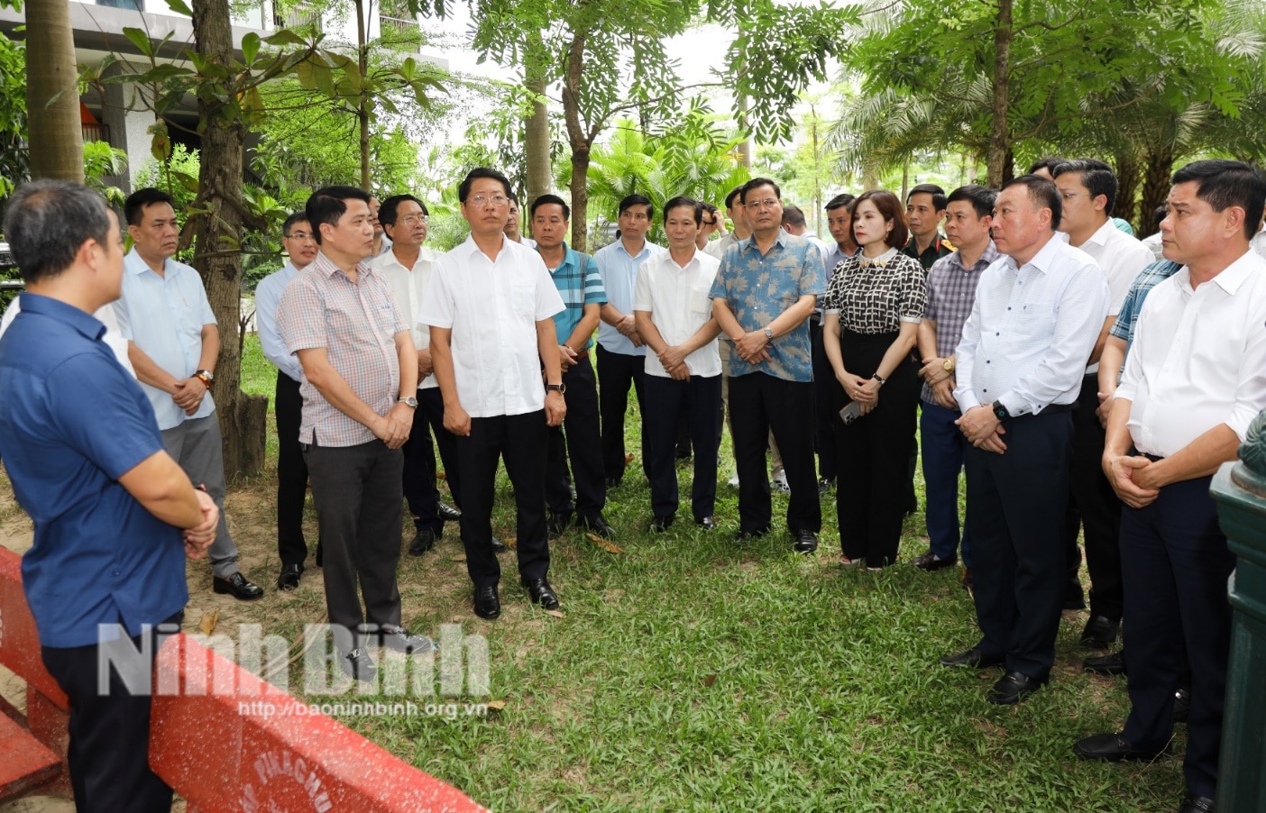 Đoàn công tác tỉnh Ninh Bình khảo sát tìm hiểu trao đổi về triển khai thực hiện phát triển nhà ở xã hội tại tỉnh Hà Tĩnh