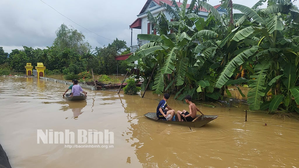 Nho Quan đảm bảo đời sống người dân bị ảnh hưởng bởi mưa lũ