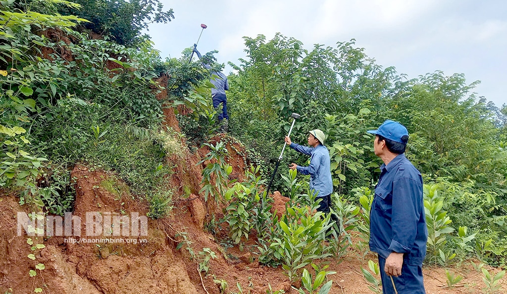 Chủ động ứng phó với sự cố sạt lở đồi Vẽo xã Sơn Lai