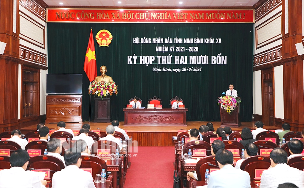 Khai mạc kỳ họp thứ 24HĐND tỉnh khóa XV