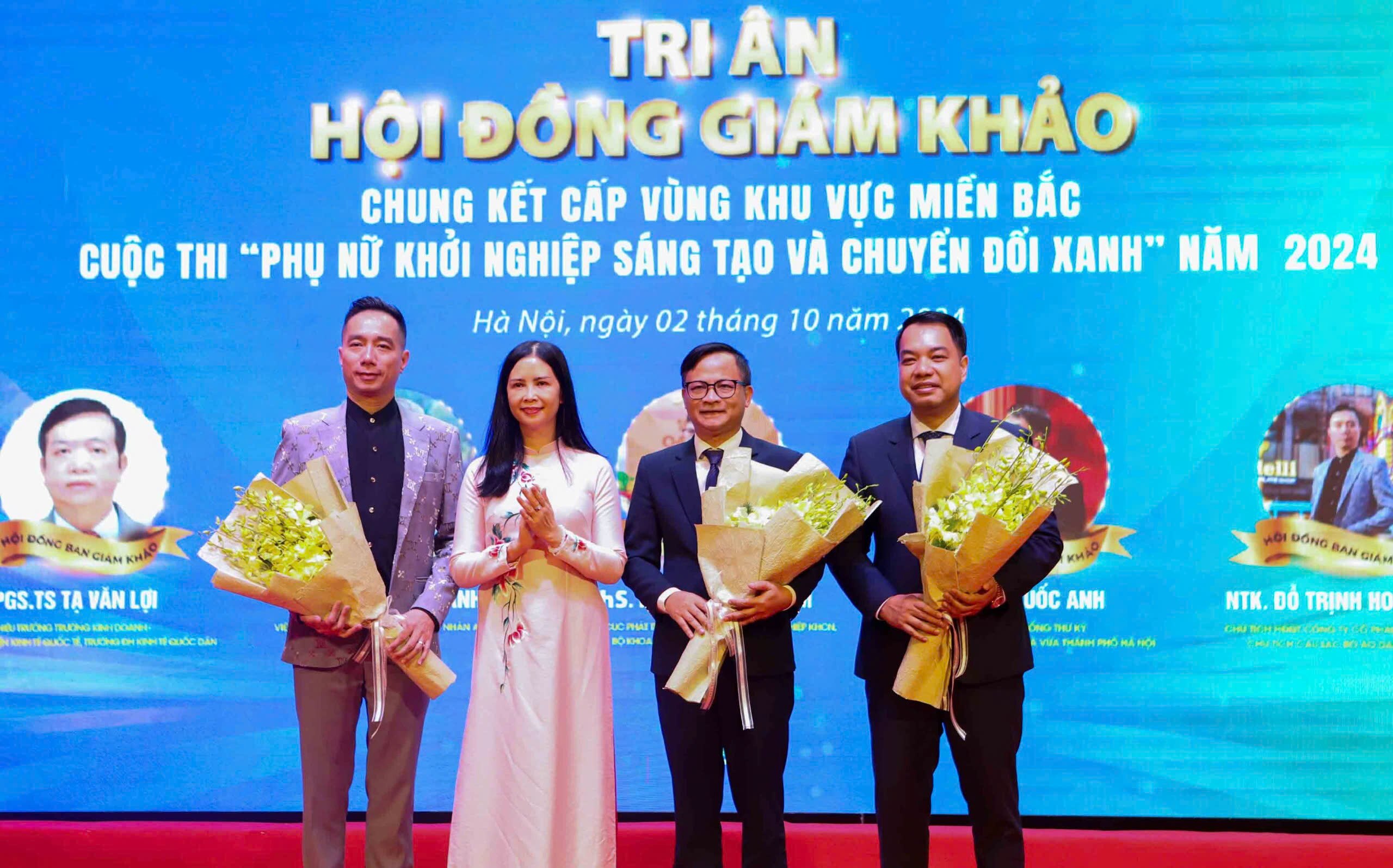 "Nuôi gà thảo dược vi sinh dưới tán hồi" giành giải Đặc biệt Cuộc thi Phụ nữ khởi nghiệp cấp vùng miền Bắc- Ảnh 1.