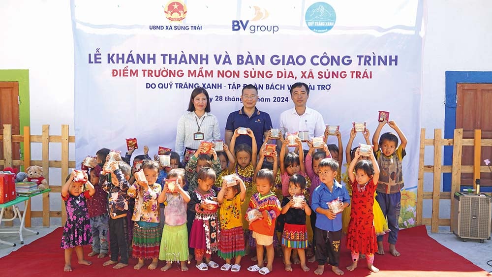 BV Group luôn chú trọng hoạt động thiện nguyện để hỗ trợ những học sinh và địa bàn gặp nhiều khó khăn