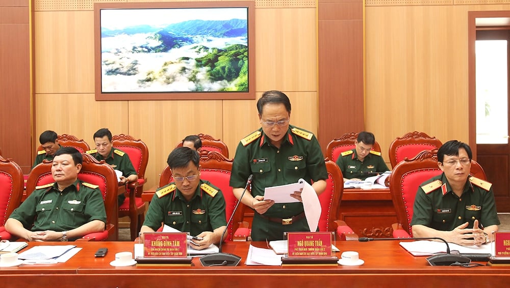 Assigning tasks for the 2024 Provincial Defense Area exercise