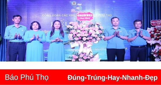 Công đoàn các Khu công nghiệp biểu dương cán bộ công đoàn, đoàn viên tiêu biểu xuất sắc