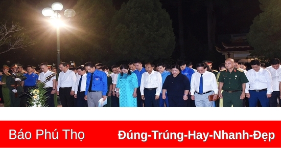 Tuổi trẻ Đất Tổ thắp nến tri ân