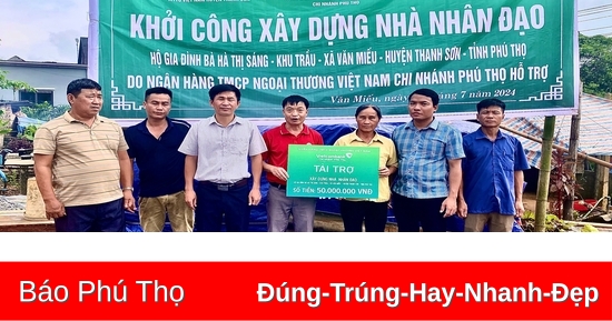 Xây dựng Nhà Nhân đạo tại huyện Thanh Sơn