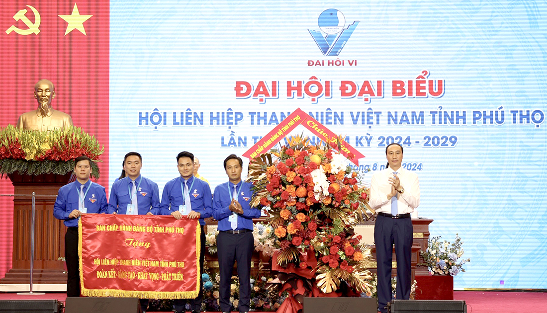 Đại hội đại biểu Hội LHTN Việt Nam tỉnh Phú Thọ lần thứ VI, nhiệm kỳ 2024-2029 thành công tốt đẹp