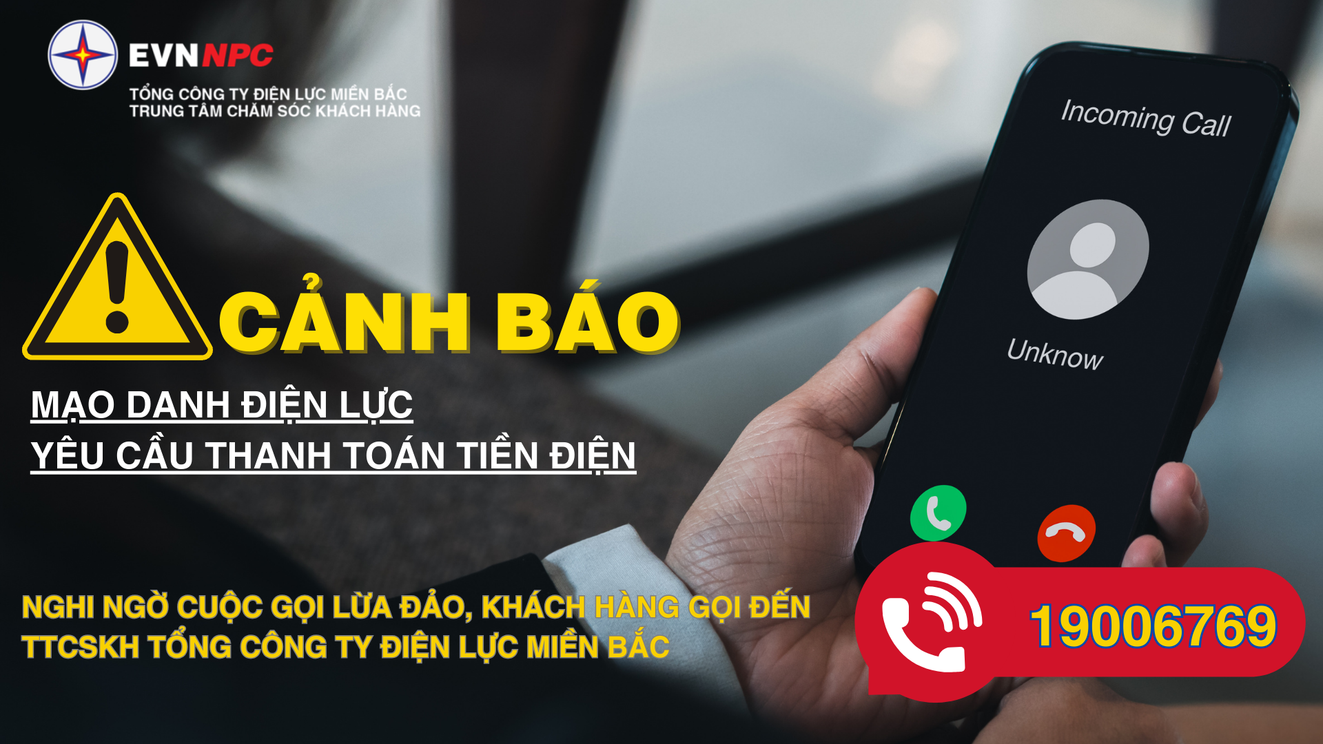 Cảnh báo mạo danh nhân viên điện lực yêu cầu thanh toán tiền điện vào tài khoản cá nhân