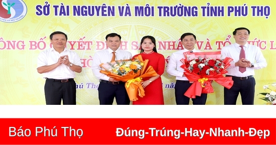 Công bố quyết định sáp nhập, tổ chức lại Văn phòng đăng ký đất đai